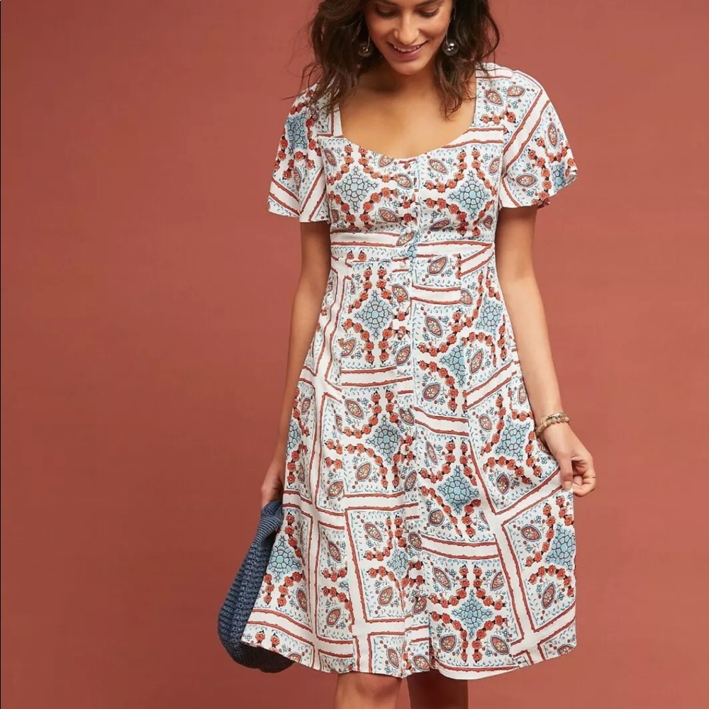 NWOT- Anthropologie Mauve Dress